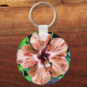 Hibiskus Schlüsselanhänger (Vorderseite)