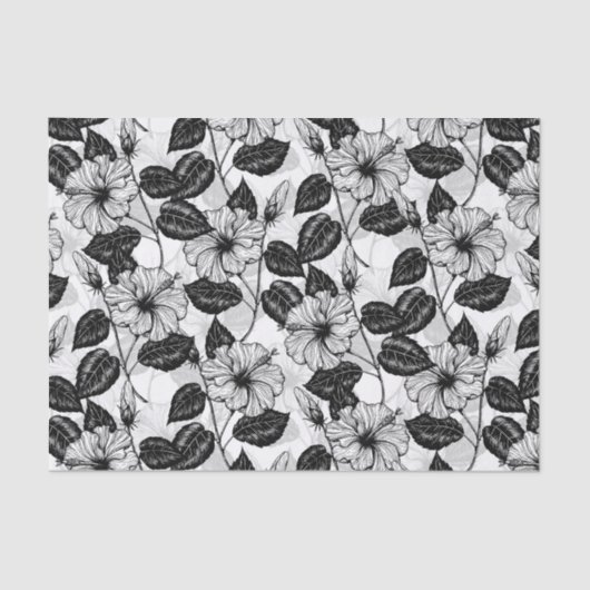 Hibiskus Seidenpapier (Vorderseite)