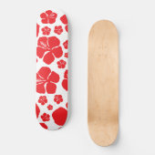 Hibiskus Skateboard (Vorderseite)