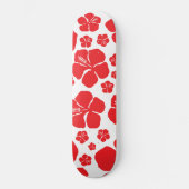 Hibiskus Skateboard (Vorderseite)
