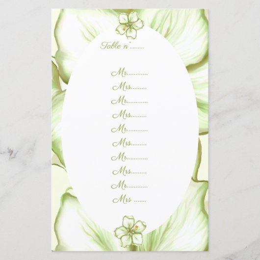 Hibiskus & Spitzen WHITE (Vorderseite)