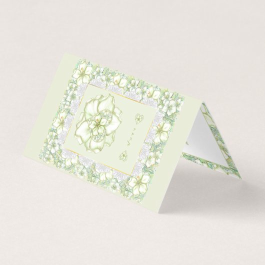 Hibiskus & Spitzen WHITE (Vorderseite)