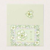 Hibiskus & Spitzen WHITE (Außenseite Aufgefaltet)