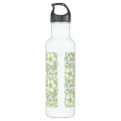 Hibiskus & Spitzen WHITE Edelstahlflasche (Rückseite)