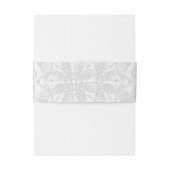 Hibiskus & Spitzen WHITE Einladungsbanderole (Rückseitenbeispiel)