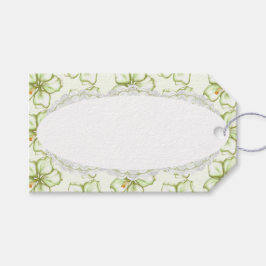 Hibiskus & Spitzen WHITE Geschenkanhänger