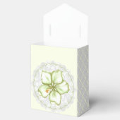 Hibiskus & Spitzen WHITE Geschenkschachtel (Geöffnet)