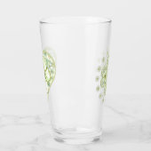 Hibiskus & Spitzen WHITE Glas (Links)