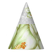 Hibiskus & Spitzen WHITE Partyhütchen (Links)