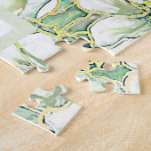 Hibiskus & Spitzen WHITE Puzzle (Seite)