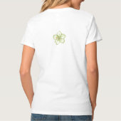 Hibiskus & Spitzen WHITE T-Shirt (Rückseite)