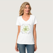 Hibiskus & Spitzen WHITE T-Shirt (Vorderseite Vollansicht)