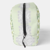 Hibiskus & Spitzen WHITE Waschbeutel (Rechts)