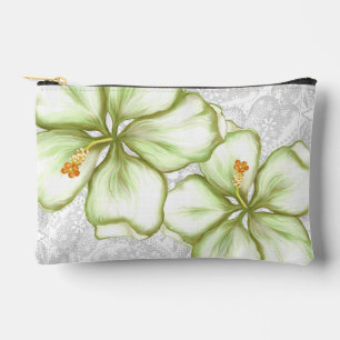 Hibiskus & Spitzen WHITE Zubehörtasche