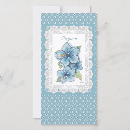 Hibiskus & Spitzenschuppen (Rückseite)