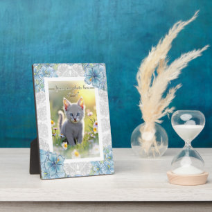 Hibiskus & Spitzenschuppen Fotoplatte