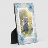 Hibiskus & Spitzenschuppen Fotoplatte (Seite)