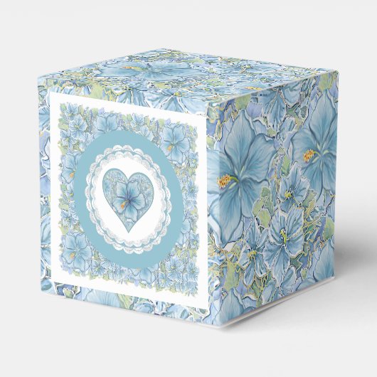 Hibiskus & Spitzenschuppen Geschenkschachtel (Rückseite)