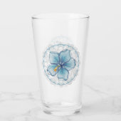 Hibiskus & Spitzenschuppen Glas (Rückseite)