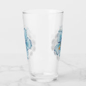 Hibiskus & Spitzenschuppen Glas (Links)