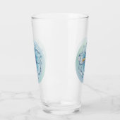 Hibiskus & Spitzenschuppen Glas (Links)