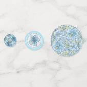 Hibiskus & Spitzenschuppen Konfetti (Rückseiten)