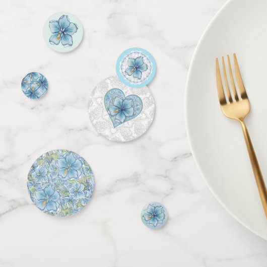 Hibiskus & Spitzenschuppen Konfetti (Gruppe)