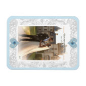 Hibiskus & Spitzenschuppen Magnet (Horizontal)