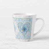 Hibiskus & Spitzenschuppen Milchtasse (Rechts)