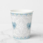 Hibiskus & Spitzenschuppen Pappbecher (Rechts)