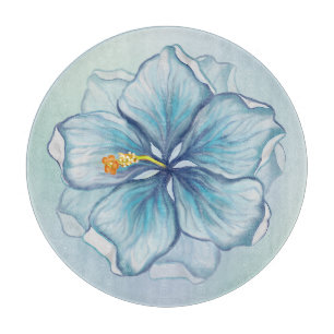 Hibiskus & Spitzenschuppen Schneidebrett