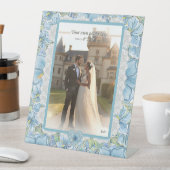 Hibiskus & Spitzenschuppen Sockelschild (In Situ)