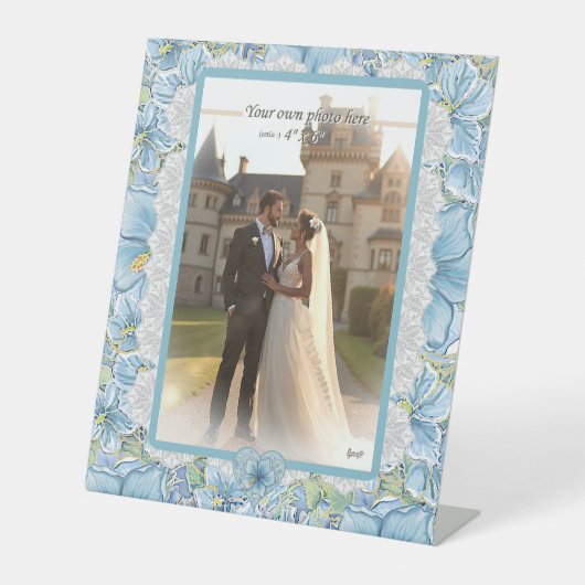 Hibiskus & Spitzenschuppen Sockelschild (Vorderseite)