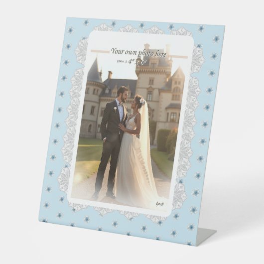 Hibiskus & Spitzenschuppen Sockelschild (Vorderseite)