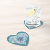 Hibiskus & Spitzenschuppen Untersetzer (Vor Ort)