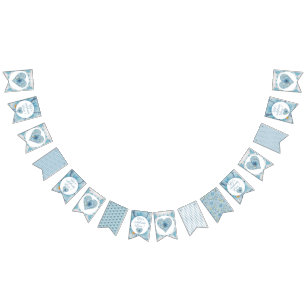 Hibiskus & Spitzenschuppen Wimpelkette