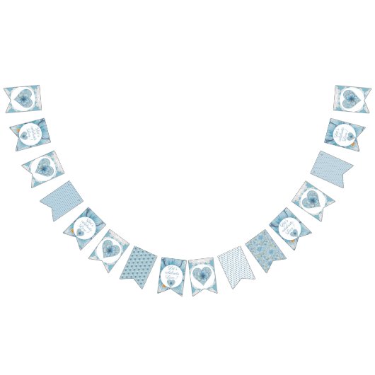 Hibiskus & Spitzenschuppen Wimpelkette (Alle)