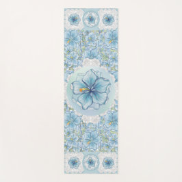 Hibiskus & Spitzenschuppen Yogamatte