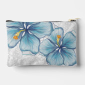 Hibiskus & Spitzenschuppen Zubehörtasche (Rückseite)