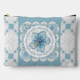 Hibiskus & Spitzenschuppen Zubehörtasche