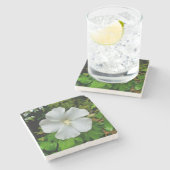 Hibiskus Steinuntersetzer (Seitenansicht)