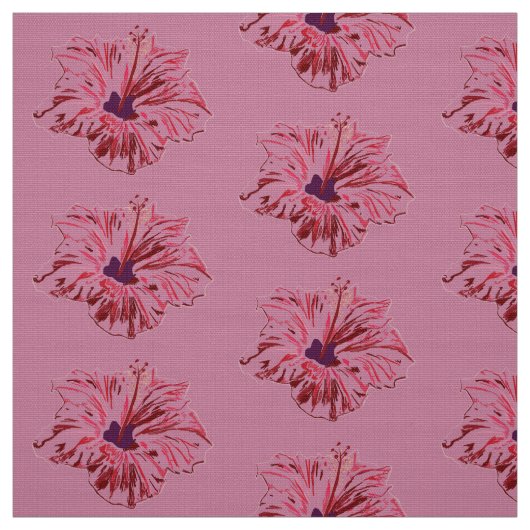 Hibiskus Stoff (Muster)