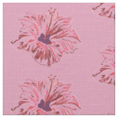 Hibiskus Stoff (Nahaufnahme)