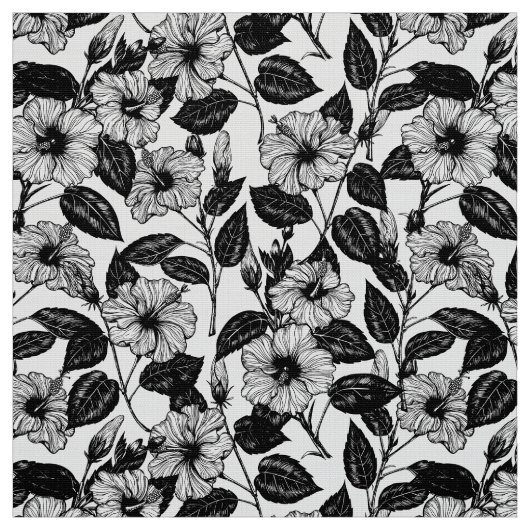 Hibiskus Stoff (Muster)