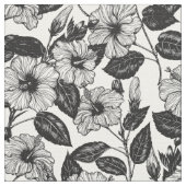 Hibiskus Stoff (Nahaufnahme)