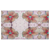 Hibiskus Stoff (Fat Quarter (45,7 x 55,9 cm))
