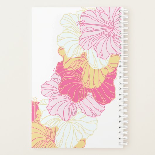 Hibiskus Strand Planner Planer (Rückseite)