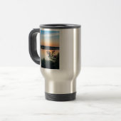 Hibiskus Sunrise Reisebecher (Vorderseite Links)