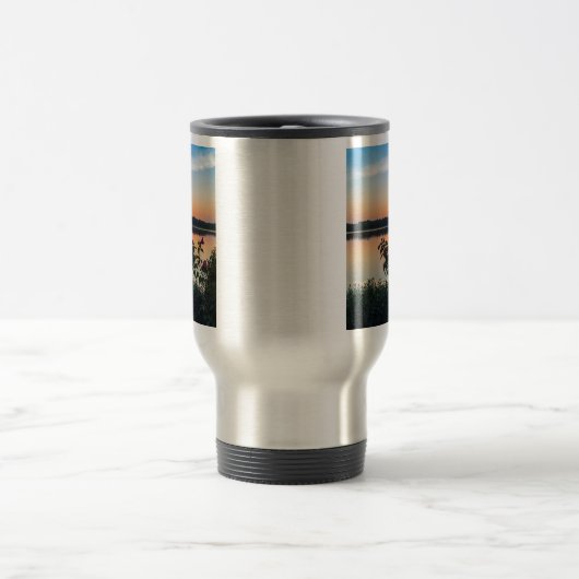 Hibiskus Sunrise Reisebecher (Mittel)