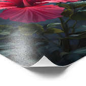 Hibiskus Sunset Fotodruck (Ecke)